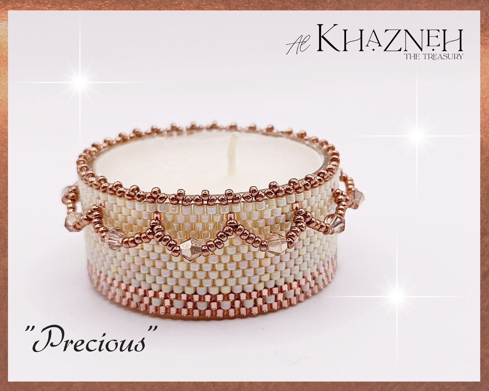 Tea Light Cover TUTORIAL Even Peyote Stitch - Etsy