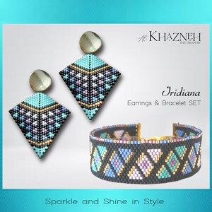 IRIDIANA - Kite Earrings & Bracelet SET
