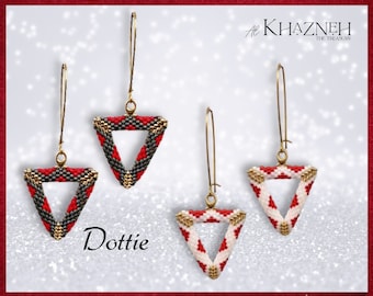 Open Triangle Earrings Pattern "DOTTIE"