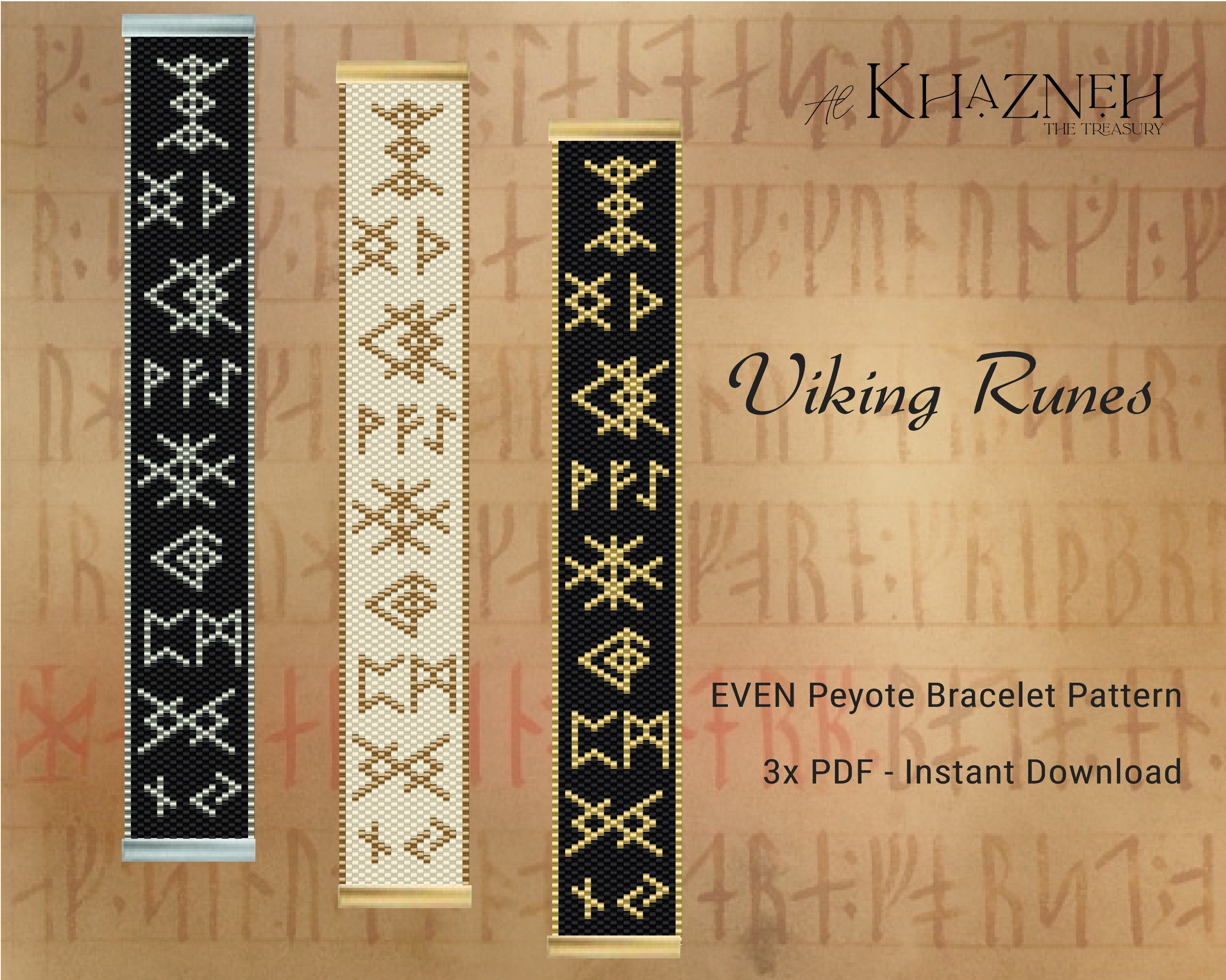 EVEN Peyote Bracelet Pattern