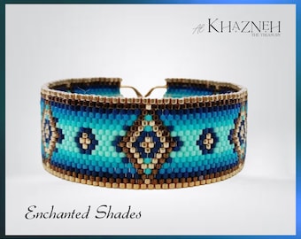 ENCHANTED SHADES - Peyote Bracelet Pattern