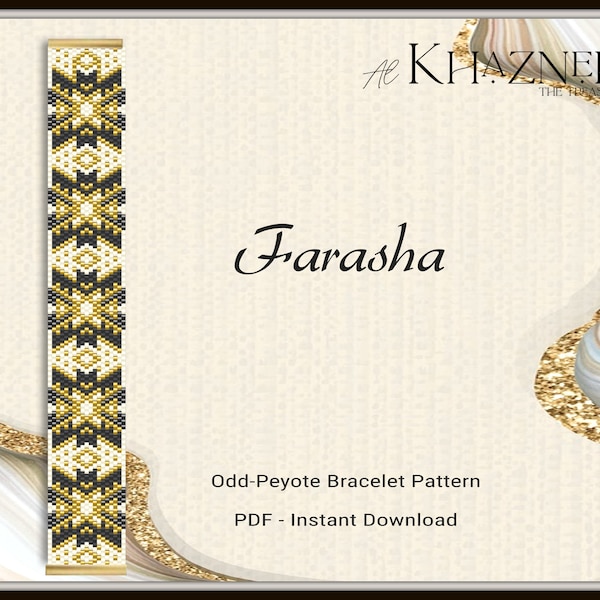 ODD Peyote Bracelet Pattern "FARASHA"