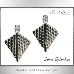 SILVER SPLENDORE Kite Earrings Pattern
