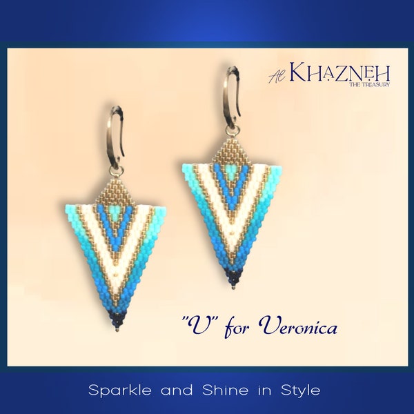 Earrings "V" for VERONICA Tutorial