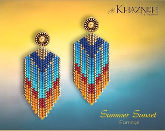 Tutoriel boucles d'oreilles SUMMER SUNSET