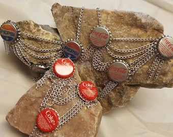 Replica Coke, Diet Coke, Cherry Coke, Dr Pepper or Pepsi Bottle Cap Necklace (Confessions Of A Teenage Drama Queen)