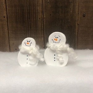 Mini snowman for village
