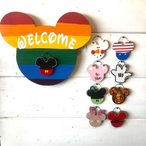 Rainbow Mickey welcome