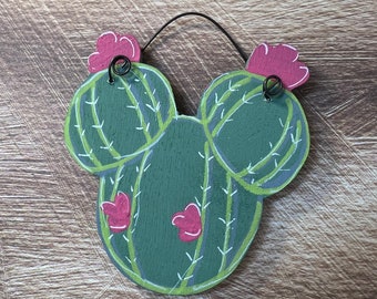 Pieza de cactus inspirada en Mickey