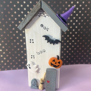 Halloween village house