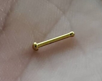 thumbnail image 2 of Gold Nose Ring 8PCS G23 Titanium Twist Screw Nose Studs 18G 20G Nose Rings 2mm 2 5mm 3mm Clear Pink Purple Aurora Cz Gold Studs Nostril For Women Men Nose Piercing 2 of 13