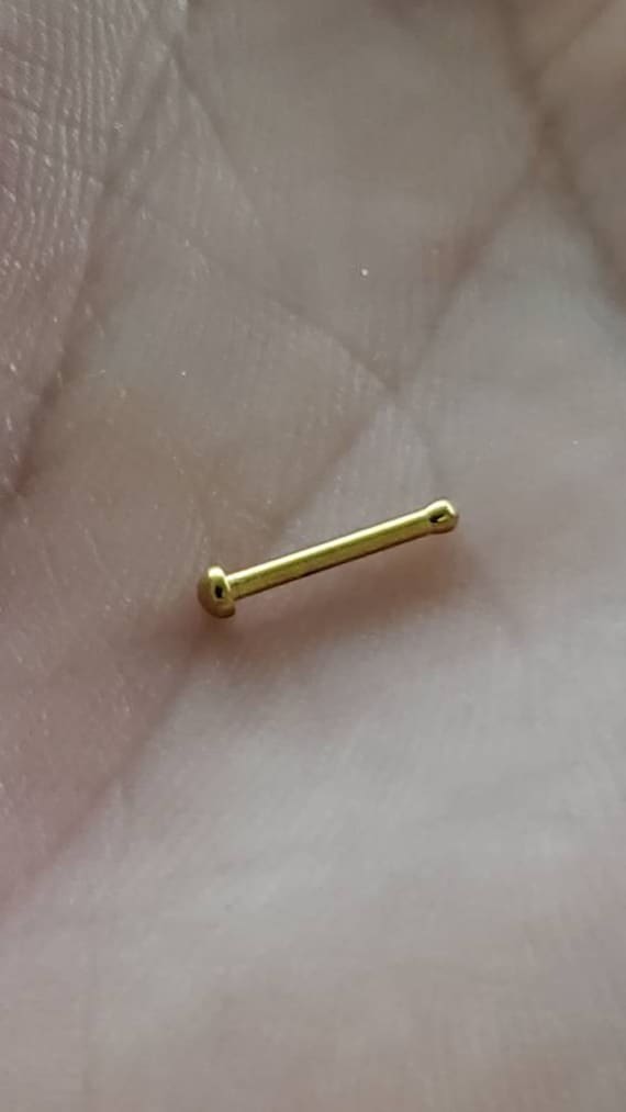 316L Surgical Steel Small Star Ball End Nose Bone Ring Pin 316L Surgical Steel Small Star Ball End Nose Bone Ring Pin