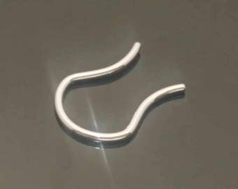 16g Septum Retainer, Stainless Steel, Hide Septum Piercing, No See, For Work, Retainer, Septum Retainer, Flared, Horseshoe