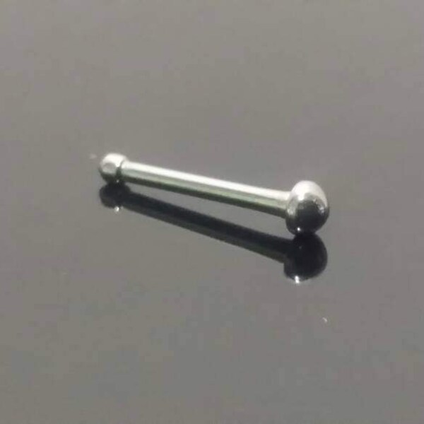 20g Nose Bone, Dome Ball, Half ball, Tiny, 2mm Dome ball, 316L Stainless Steel, Nose Jewelry, Silver, Nose Stud