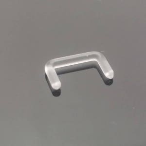 14g Septum Retainer Clear Hide Septum Piercing, No See, For Work, Clear Retainer, Clear Septum Retainer, Bio Flex