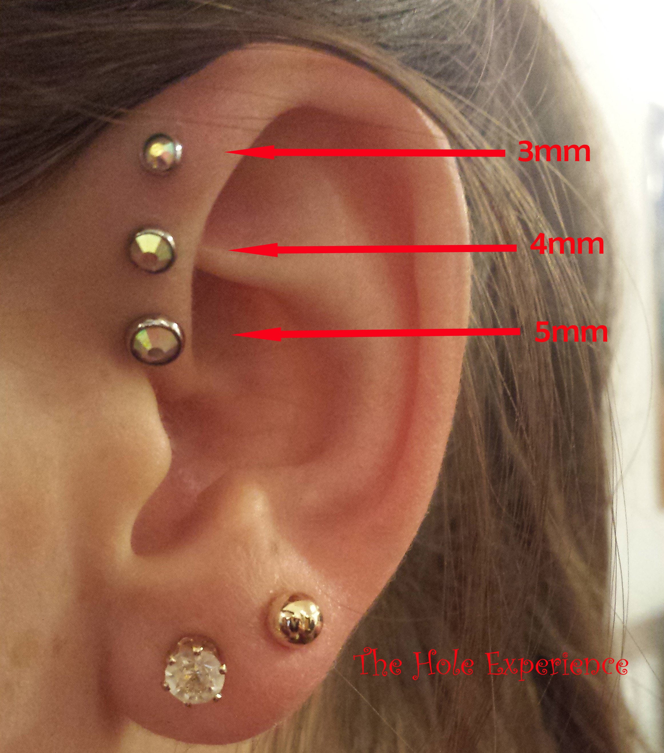 Boucles D'oreilles Hypoallergéniques à Dos Plat - Acier Chirurgical 316L - Pour Piercing Hélix/tragus - Créoles Et Studs Or/argent