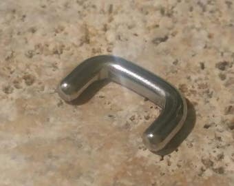 12g Septum Retainer, Stainless Steel, Hide Septum Piercing, No See, For Work, Retainer, Septum Retainer, Staple Type
