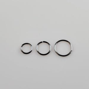 18g Nose Ring, 18g Seamless, Nose Hoop, 6mm 8mm 10mm - Also Fits - Tragus, Cartilag,e Helix, Septum, Earring Small Tiny Catch less