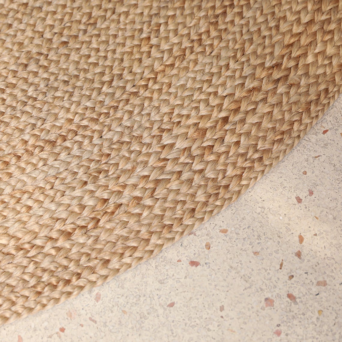 CUSTOM round brown woven jute rug straw floor mats rugs Etsy