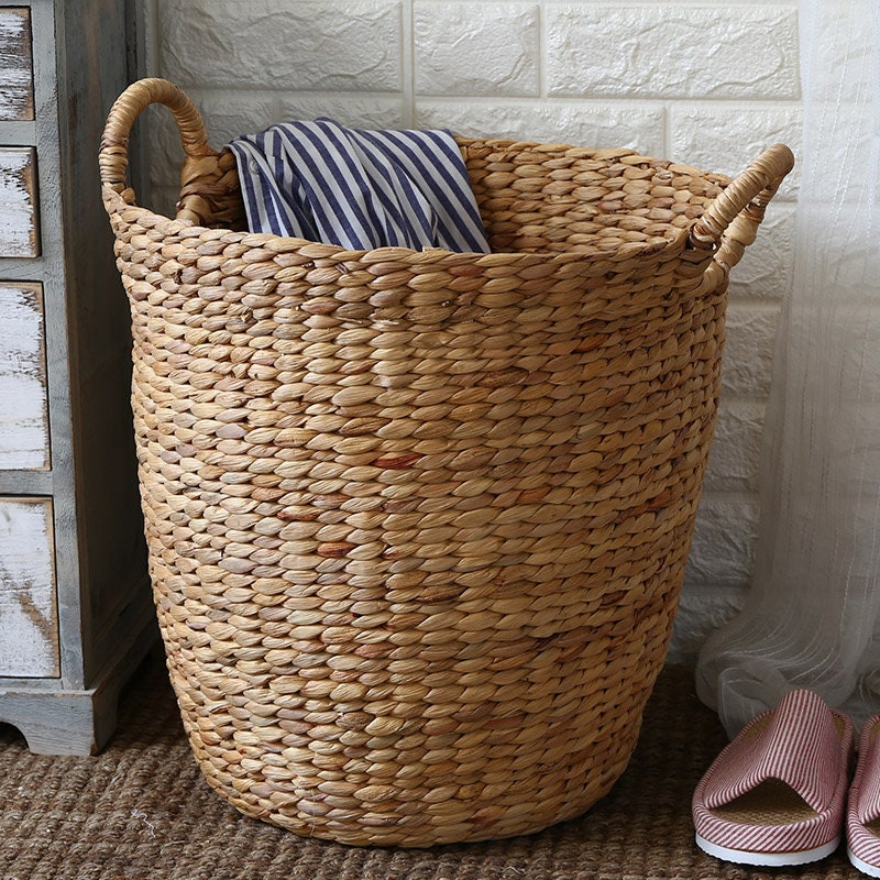 Natural Water Hyacinth 7-Piece Storage Basket Set