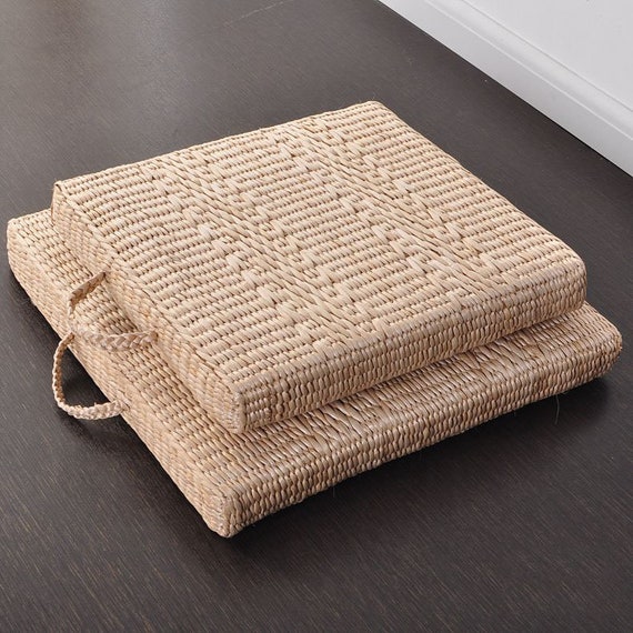 Square Braided Seagrass Seat Pads