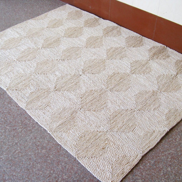 Custom-size white seagrass rug handmade bedroom area mat tatami mat straw carpet picnic rug wedding gift meditation floor matsChristmas