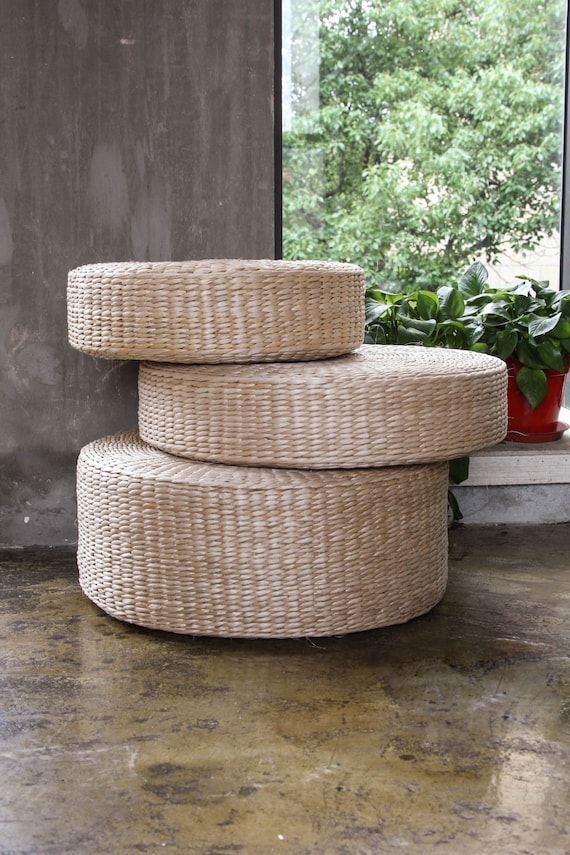 Custom cheap pouf ottoman