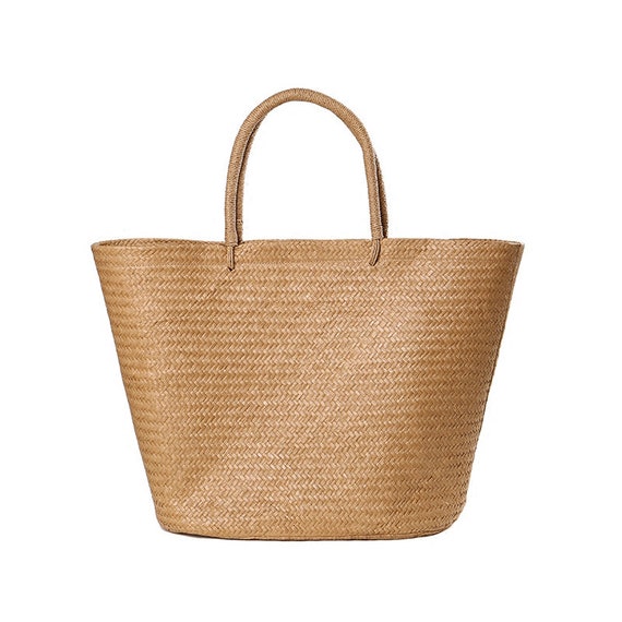 Isla blanco bolso señora bolso de ratán paja bolso verano playa bolso 9 tipos