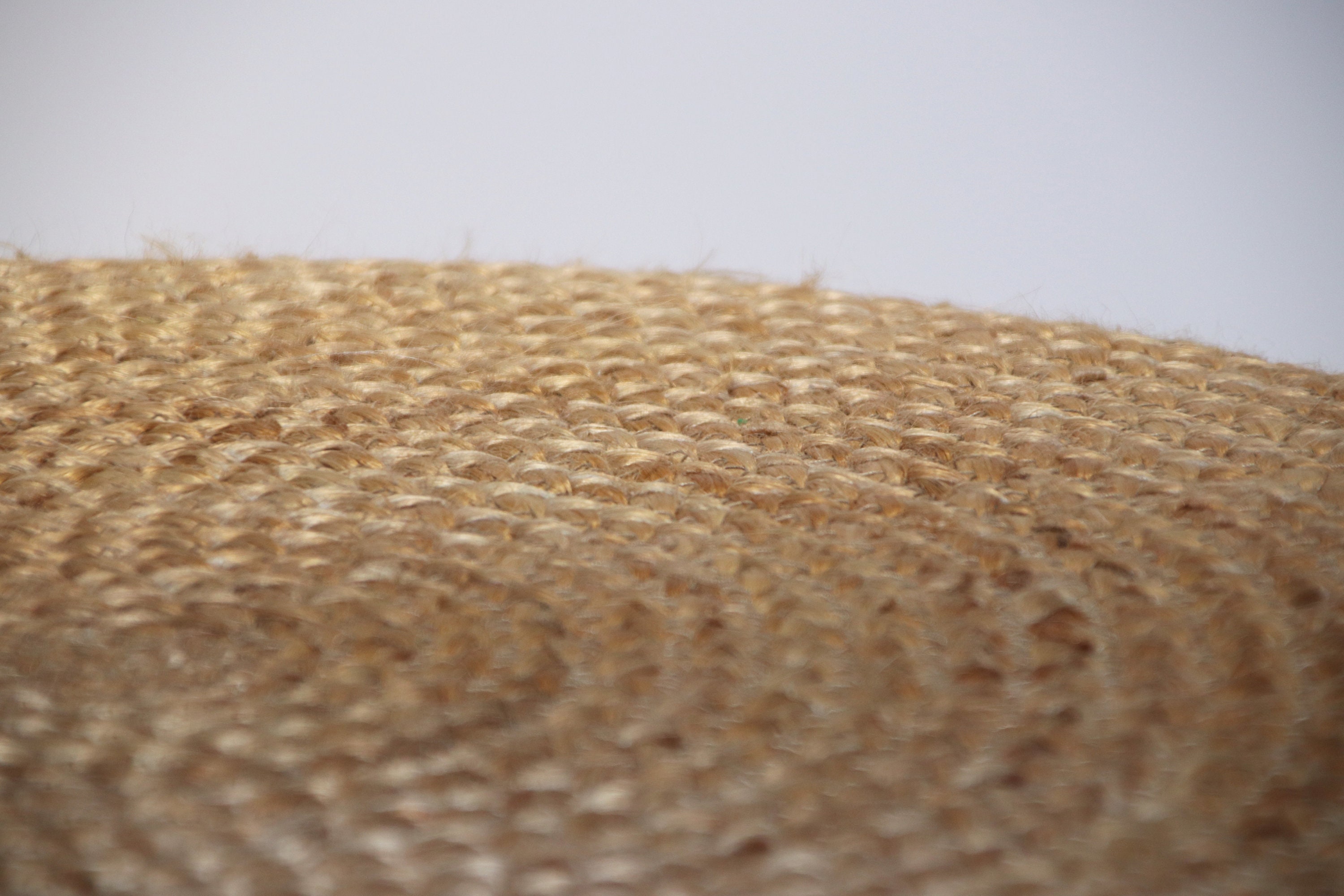 Custom Size Chic Brown Round Jute Coffee Table Jute Side Table Etsy