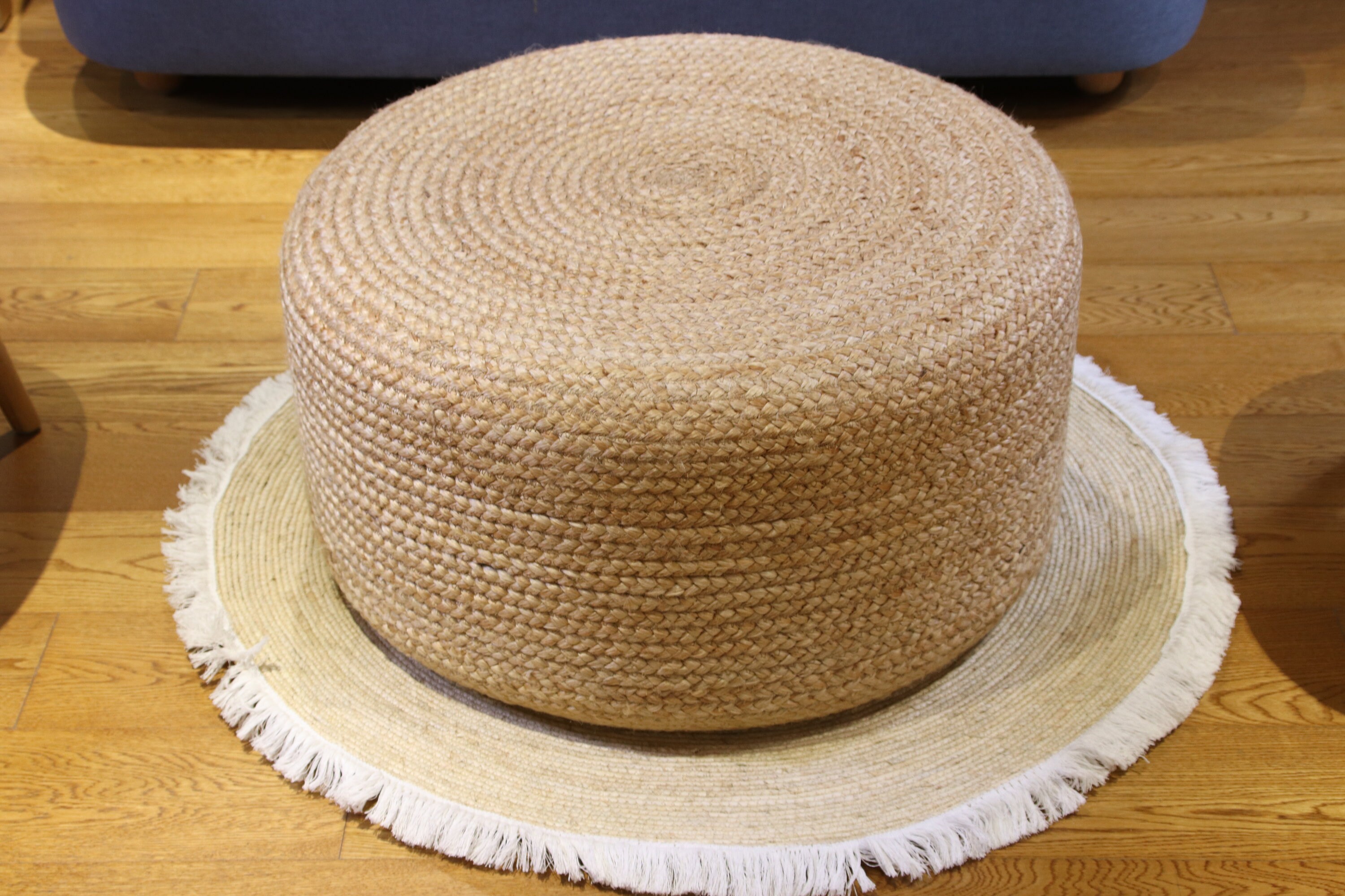 Custom Size Chic Brown Round Jute Coffee Table Jute Side Table Etsy