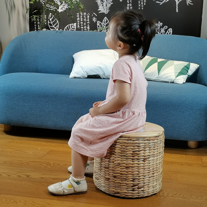 Cute storage bench for kids storage ottoman for nursery, living room and bedroom/s/Christmas giftsChristmas image 1