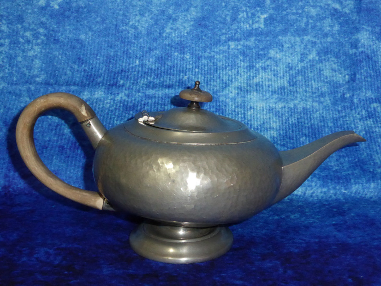 Vintage Hammered Pewter Tea Set Teapot Milk Pourer Sugar Etsy UK