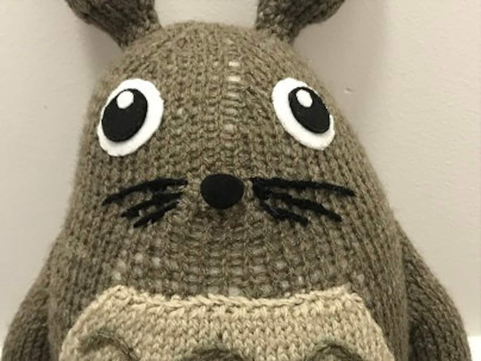 My Neighbour Totoro Knitting Pattern PDF Etsy