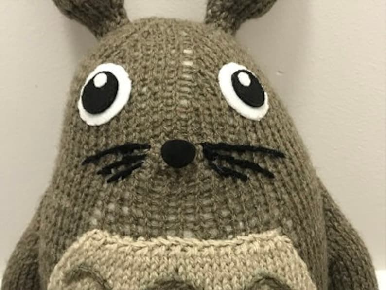 My Neighbour Totoro Knitting Pattern PDF Etsy