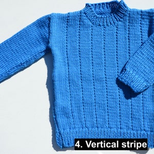 CUSTOM MADE Toddler Jumpers 100% Australian wool hand knitted image 5