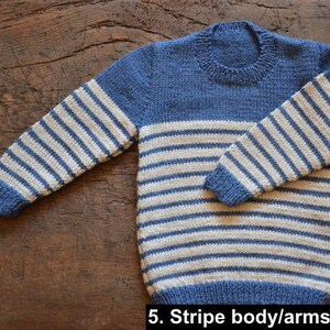CUSTOM MADE Toddler Jumpers 100% Australian wool hand knitted image 6