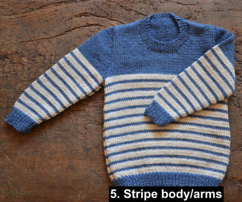 CUSTOM MADE Toddler Jumpers 100% Australian wool hand knitted image 6