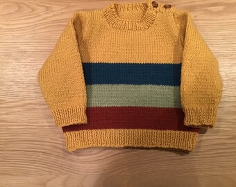 Size 1 - 100% Australian wool hand knitted jumper