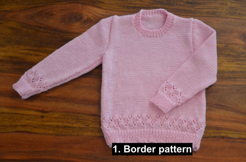 CUSTOM MADE Toddler Jumpers 100% Australian wool hand knitted image 2