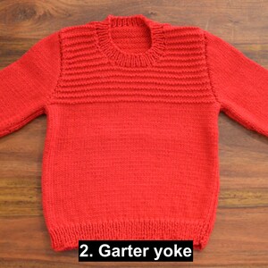 CUSTOM MADE Toddler Jumpers 100% Australian wool hand knitted image 3