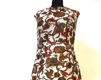 Bel vestito psichedelico vintage del 1960