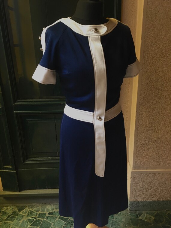 Stunning 1960s Louis Feraud Space Age dress