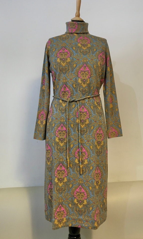 Amazing vintage 1960s Leonard Paris Wool dress