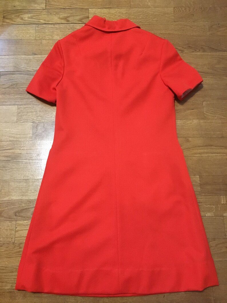 Original 60s Bright Red dress