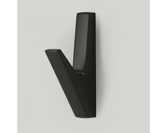 Zinc Metal Wall Hook For Hanging Scarves, Bags, Coats Modern Wall Bracket For Bathroom, Wardrobe And Hallways Minimalist Designer Hooks