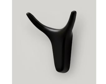 Double Wall Hooks For Hanging Coats, Backpack, Towels 35lbs Load Capacity Corrosion Resistant Zinc Metal Wall Fixtures For Hallway & Office