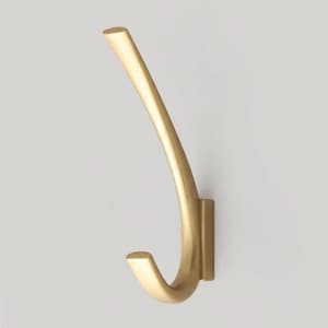 Modern Double Wall Hook For Hanging Robes, Towels, Lights Minimalist Wall Hanger For Bathrooms, Hallways, Bedroom Corrosion Resistant