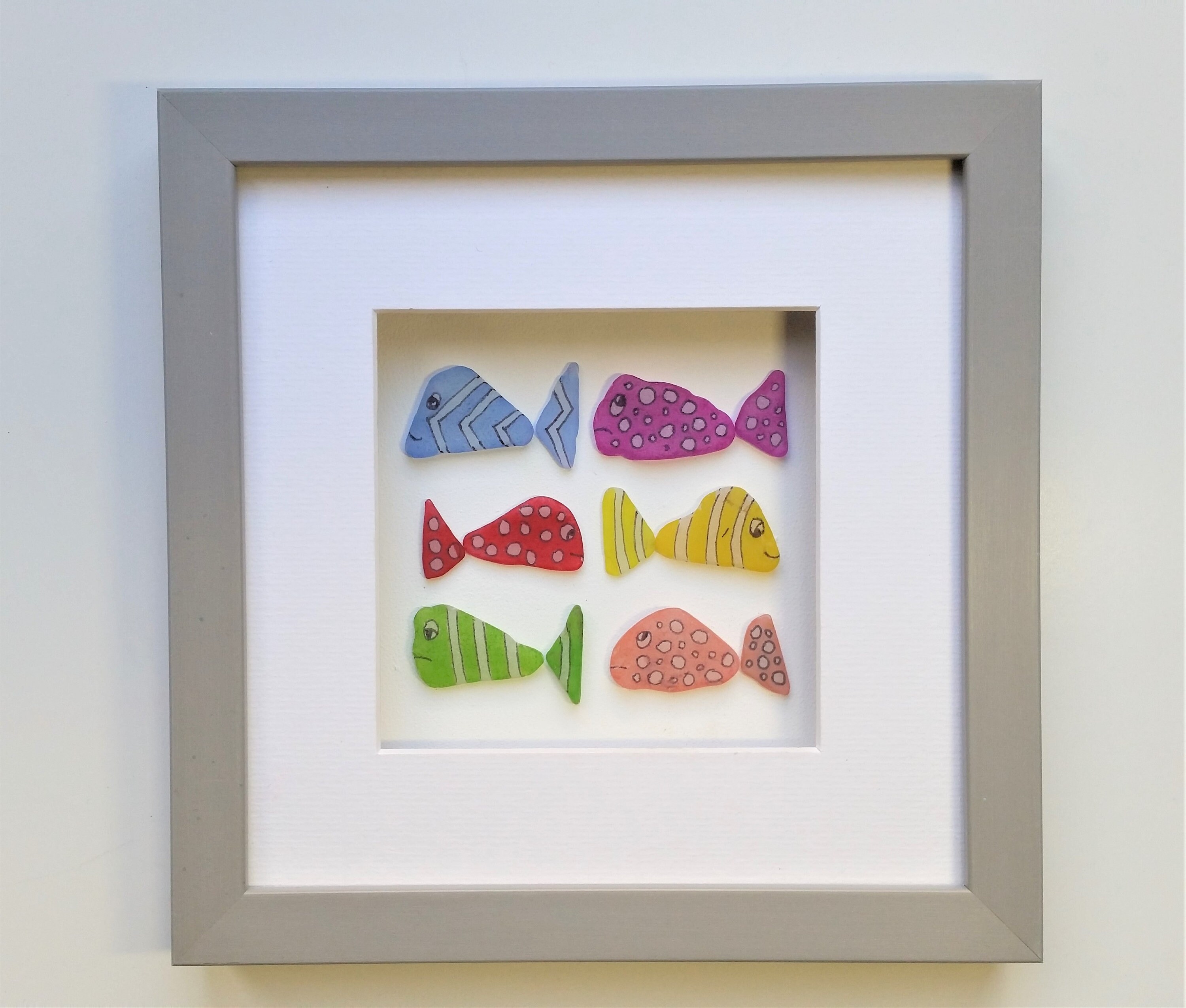 Sea Glass Fish Bathroom Wall Decor Quirky Gifts Unusual Etsy UK