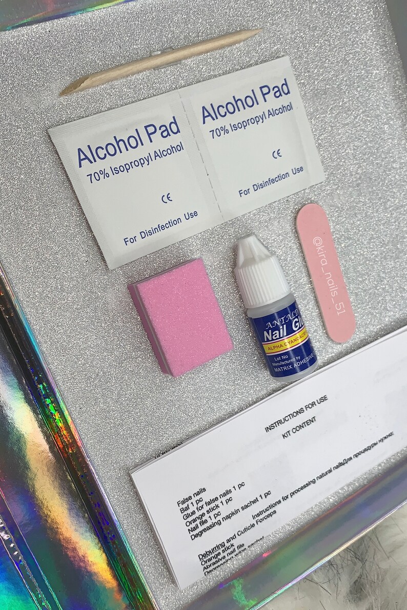 Personalized Gang Nails by Kira B Fake Nails Glue On Nails Etsy