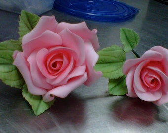 Edible Flowers 3D Realistic Edible Wafer Paper Roses - Etsy